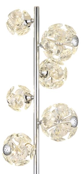 Globo 16047SC - LED stojacia lampa VIRINA LED/48W/230V