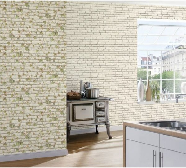 A.S. Création | Vliesová tapeta na stenu Essentials 31943-1 | 0,53 x 10,05 m | šedá, biela