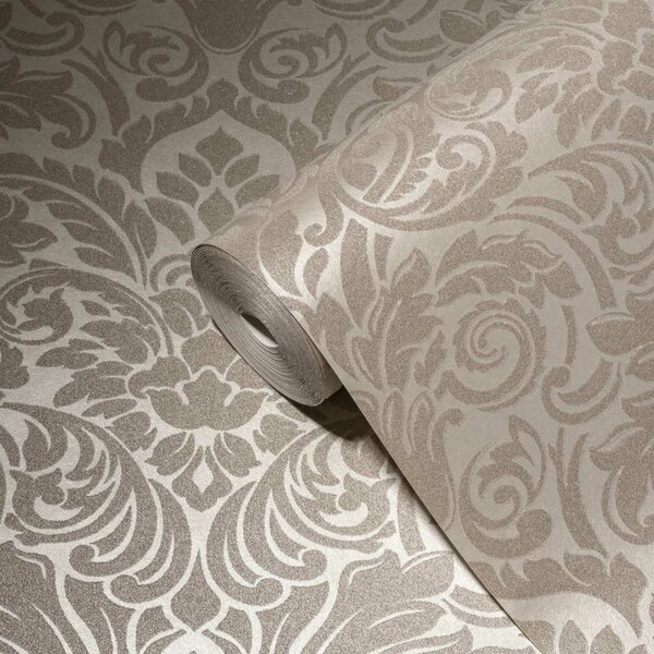 A.S. Création | Vliesová tapeta na stenu Luxury Wallpaper 30545-2 | 0,52 x 10 05 m | hnedá, metalická