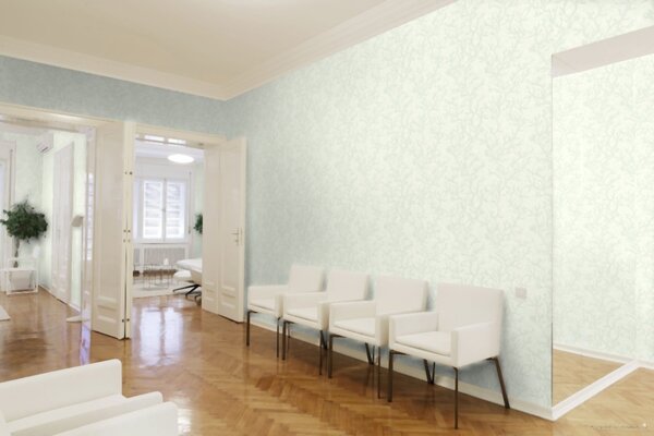 A.S. Création | Vliesová tapeta na stenu Versace 34497-3 | 0,70 x 10,05 m | metalická, zelená