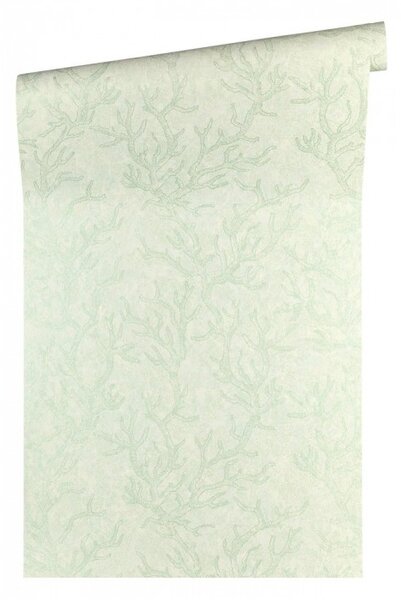 A.S. Création | Vliesová tapeta na stenu Versace 34497-3 | 0,70 x 10,05 m | metalická, zelená