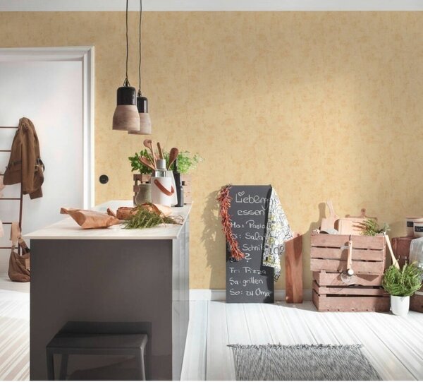 A.S. Création | Vliesová tapeta na stenu Used Look 2240-71V | 0,53 x 10,05 m | oranžová