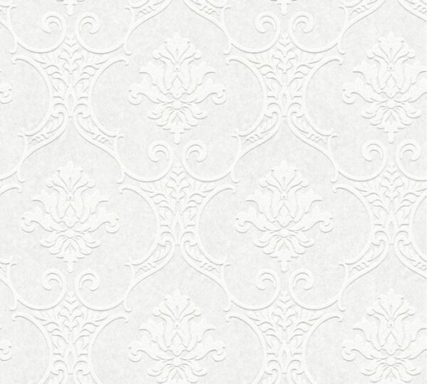 A.S. Création | Vliesová tapeta na stenu Meistervlies 35476-1 | 0,53 x 10,05 m | biela