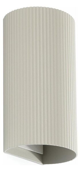 FARO 40544 - Nástenné svietidlo SOLE 2xGU10/8W/230V šedá vrúbkovaná guľatý