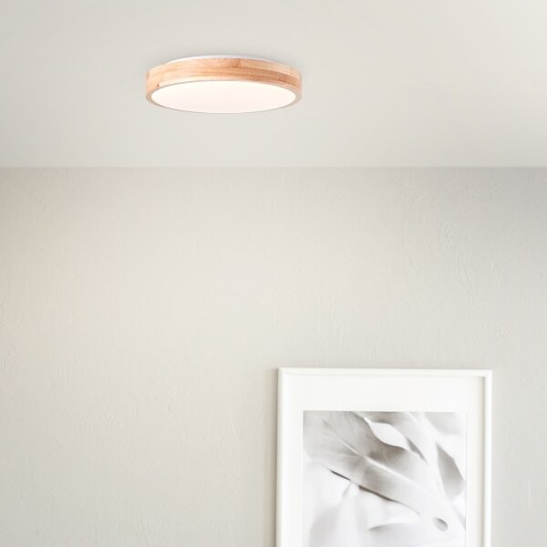 Brilliant - LED stropné svietidlo SLIMLINE LED/24W/230V pr. 34,5 cm gumovník
