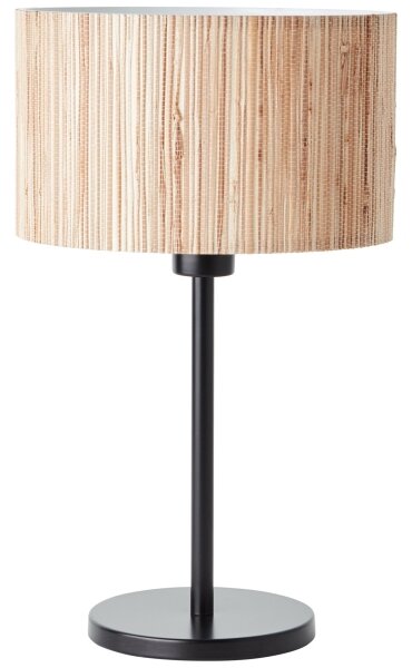 Brilliant - Stolná lampa WIMEA 1xE27/52W/230V čierna/béžová