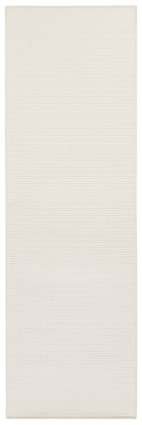 BT Carpet - Hanse Home koberce Behúň Nature 103531 creme white – na von aj na doma - 80x150 cm