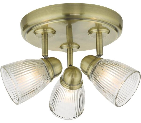 Där Lighting CED7675 - Kúpeľňové bodové svietidlo CEDRIC 3xG9/25W/230V IP44 mosadz