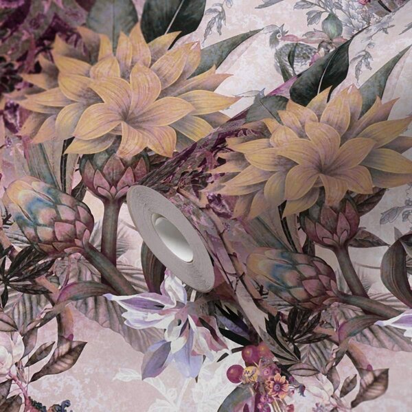 A.S. Création | Vliesová tapeta na stenu Dream Flowery 38177-5 | 0,53 x 10,05 m | viacfarebná