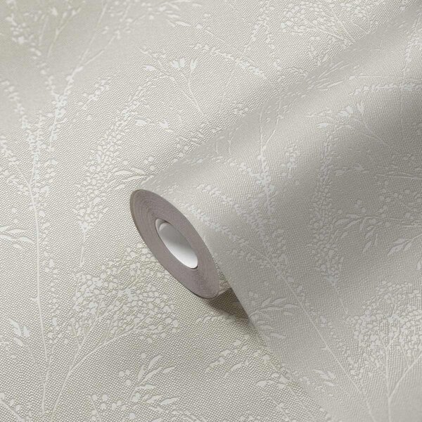 A.S. Création | Vliesová tapeta na stenu Pure Elegance 39766-1 | 0,53 x 10,05 m | krémová, béžová, biela
