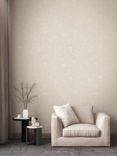 A.S. Création | Vliesová tapeta na stenu Pure Elegance 39766-1 | 0,53 x 10,05 m | krémová, béžová, biela