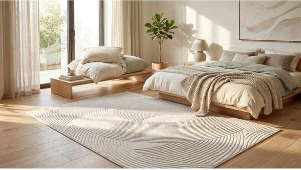 Krémovobiely koberec 120x170 cm Zephyr – ESTE
