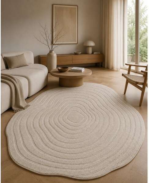 Béžový koberec 160x230 cm Pebble – ESTE