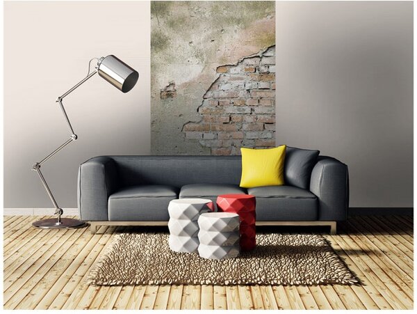 DIMEX | Vliesové fototapety na stenu Oprýskaný múr MS-2-0168 | 150 x 250 cm | béžová, ružová