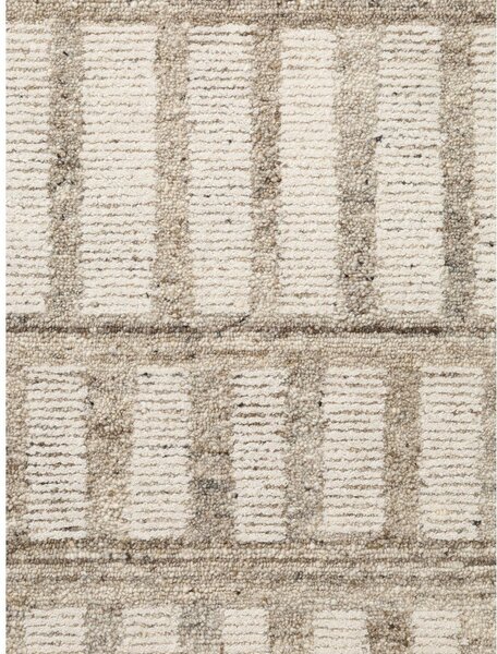 Krémovobiely ručne tkaný vlnený koberec 120x180 cm Boho 1.0 Linara – Vikosa