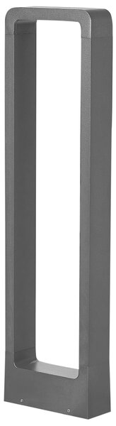 Vonkajšie stĺpikové LED svietidlo čierne hliníkové 60 cm vonkajšie osvetlenie chodníka moderná záhradná lampa