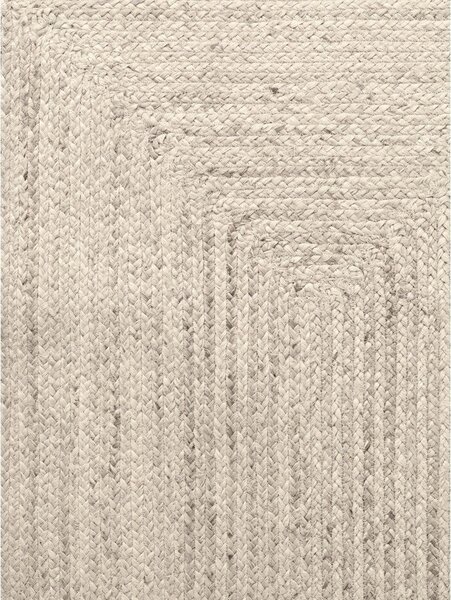 Krémovobiely obojstranný/ručne tkaný jutový behúň 80x200 cm Juno – Hanse Home