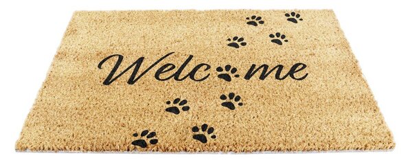 Rohožka z kokosového vlákna 60x90 cm Welcome Paws – Artsy Doormats