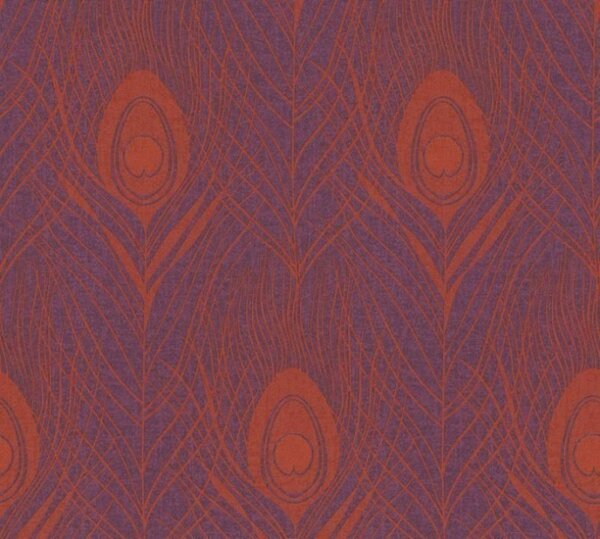 A.S. Création | Vliesová tapeta na stenu Absolutly Chic 36971-5 | 0,53 x 10,05 m | fialová, oranžová