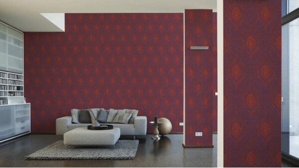 A.S. Création | Vliesová tapeta na stenu Absolutly Chic 36971-5 | 0,53 x 10,05 m | fialová, oranžová