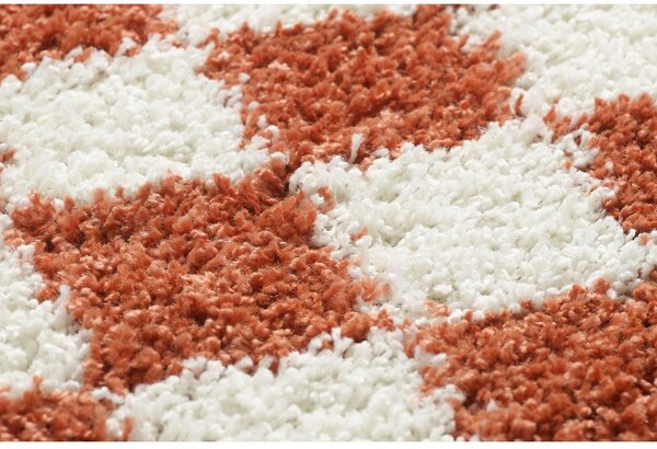 Krémovobiely/v terakotovej farbe koberec 120x170 cm Grida – ESTE