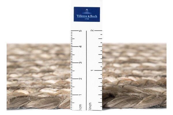 Obojstranný/ručne tkaný jutový behúň v svetlo prírodnej farbe/v tmavo prírodnej farbe 80x200 cm Juno – Hanse Home