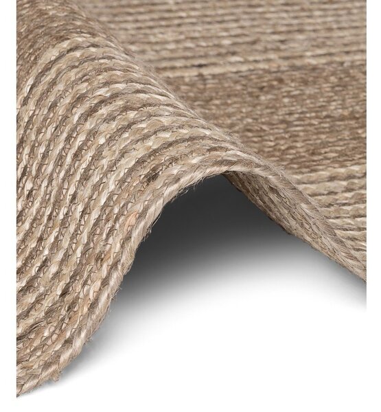 Obojstranný/ručne tkaný jutový behúň v svetlo prírodnej farbe/v tmavo prírodnej farbe 80x200 cm Juno – Hanse Home