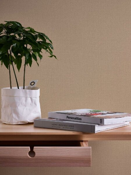 A.S. Création | Vliesová tapeta na stenu Nara 38744-3 | 0,53 x 10,05 m | béžová, hnedá