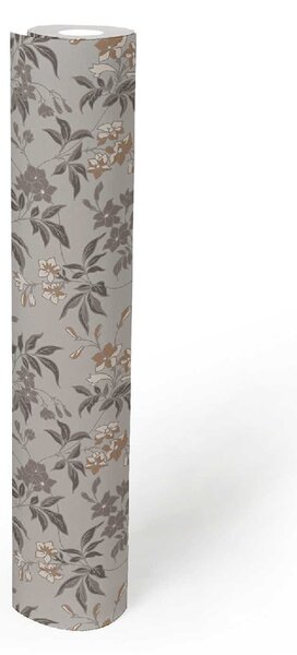 A.S. Création | Vliesová tapeta na stenu Art of Eden 39063-2 | 0,53 x 10,05 m | šedá
