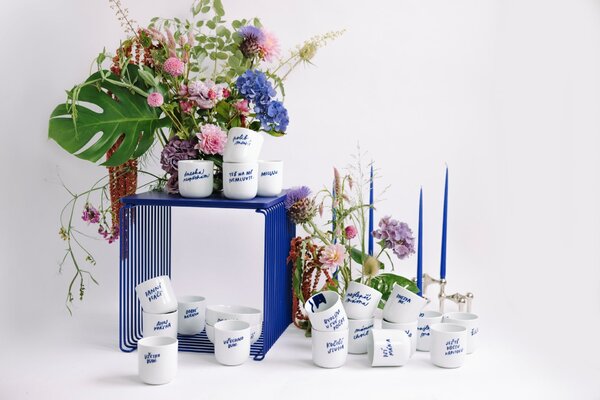 Porcelánový hrnček Miluju 270 ml