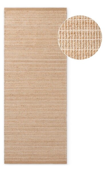 Obojstranný/ručne tkaný behúň s prímesou juty v prírodnej farbe 80x200 cm Birka – Villeroy&Boch
