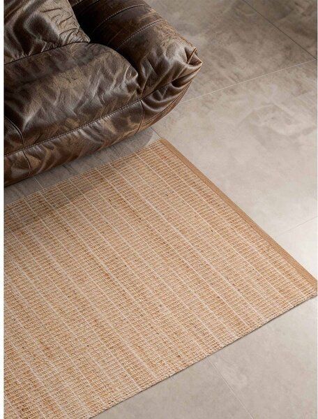 Obojstranný/ručne tkaný behúň s prímesou juty v prírodnej farbe 80x200 cm Birka – Villeroy&Boch