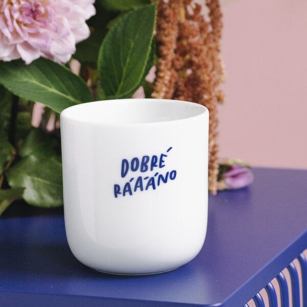 Porcelánový hrnček Dobré ráááno 270 ml
