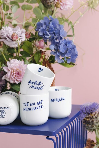 Porcelánový hrnček Polib m(n)ě 270 ml