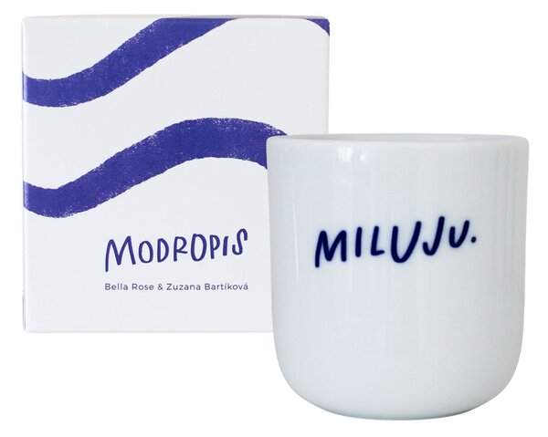 Porcelánový hrnček Miluju 270 ml