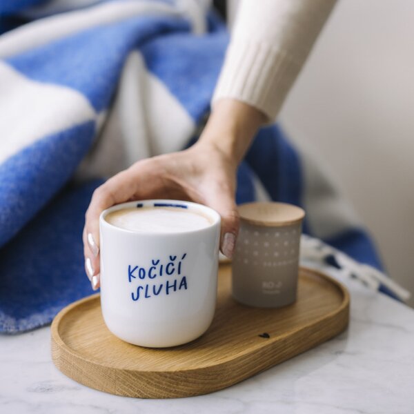 Porcelánový hrnček Kočičí sluha 270 ml