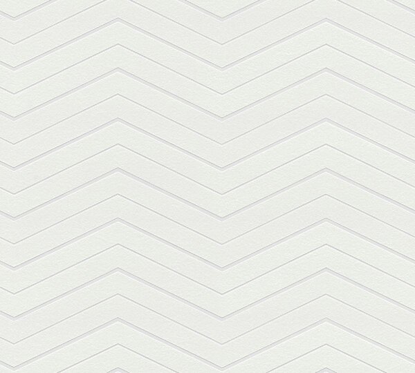 A.S. Création | Pretierateľná vliesová tapeta na stenu Meistervlies 7 Create 38474-1 | 0,53 x 10,05 m | biela pretierateľná