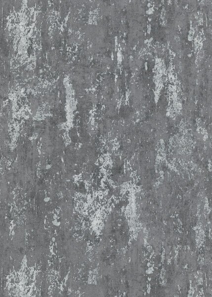 DIMEX | Vliesová tapeta na stenu WPE-901648 | 0,53 x 10,05 m | šedá, metalická