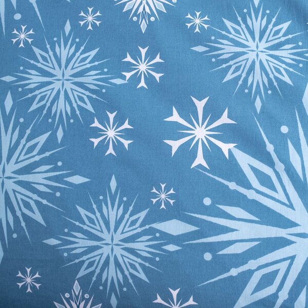 Jerry Fabrics Obliečky Ľadové kráľovstvo - White snowflake | 140 x 200 cm / 70 x 90 cm
