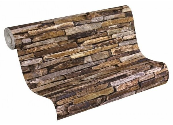 A.S. Création | Vliesová tapeta na stenu Elements 9142-17 | 0,53 x 10,05 m | hnedá