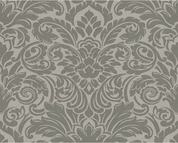 A.S. Création | Vliesová tapeta na stenu Luxury Wallpaper 30545-3 | 0,52 x 10 05 m | šedá, metalická