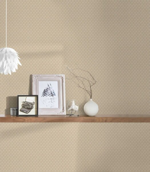 A.S. Création | Vliesová tapeta na stenu Luxury Wallpaper 31908-5 | 0,53 x 10,05 m | béžová