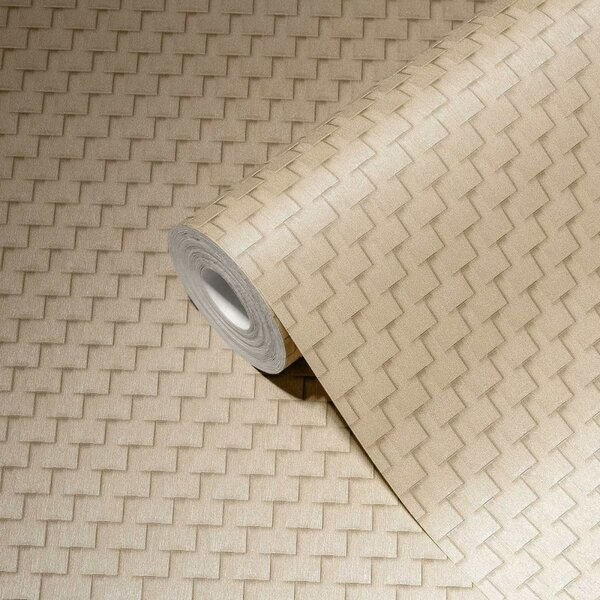 A.S. Création | Vliesová tapeta na stenu Luxury Wallpaper 31908-5 | 0,53 x 10,05 m | béžová