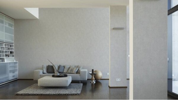 A.S. Création | Vliesová tapeta na stenu New Walls 37418-3 | 0,53 x 10,05 m | biela, šedá