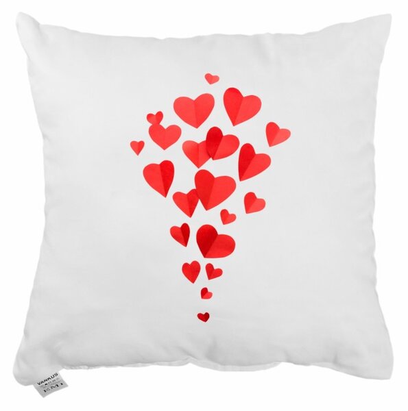 Dekoratívny vankúš Hearts 40x40 cm EMI