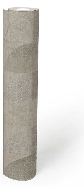 A.S. Création | Vliesová tapeta na stenu Geo Nordic 37531-4 | 0,53 x 10,05 m | béžová, krémová, hnedá