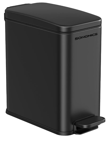 Odpadkový kôš do kúpeľne NORD, 5l, čierna SongmicsHome