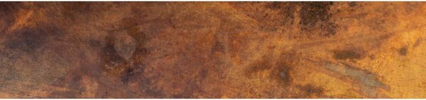 DIMEX | Fototapeta do kuchyne Poškriabaná meď KI-260-105 | 260 x 60 cm | medená, čierna