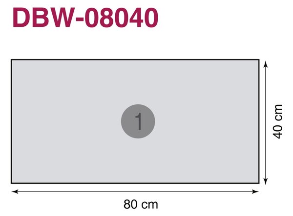 DIMEX | Dibond doska za kuchynskú linku | DBW-08040-139 Aurora| 80 x 40 cm