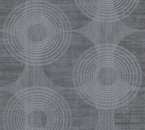 A.S. Création | Vliesová tapeta na stenu Attractive 37832-6 | 0,53 x 10,05 m | metalická, šedá